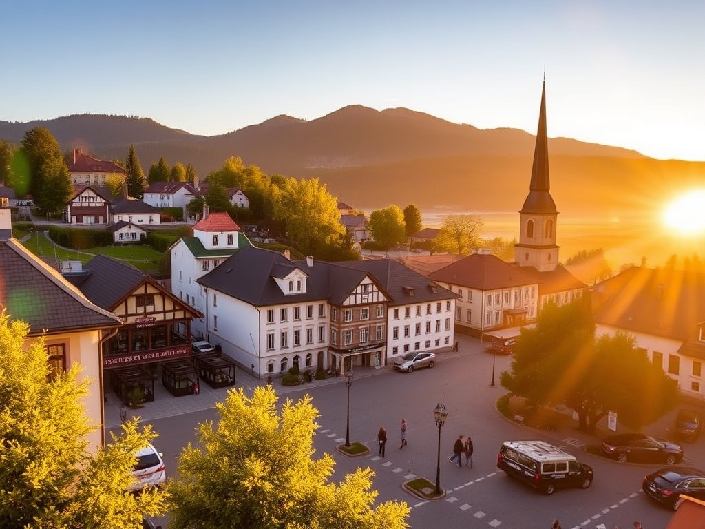 Majówka na Podhalu - mieszkańcy i turyści cieszący się długim weekendem w Nowym Targu i malowniczych okolicach.